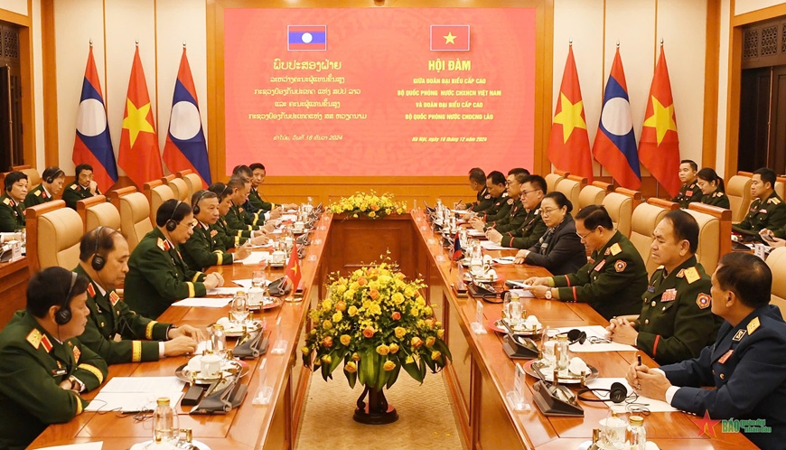 Vietnam and Laos effectively implement defense cooperation mechanisms